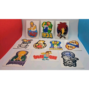 Lot of 10 Vintage 2005 The Simpsons Temporary Tattoos New Made In USA Allstar